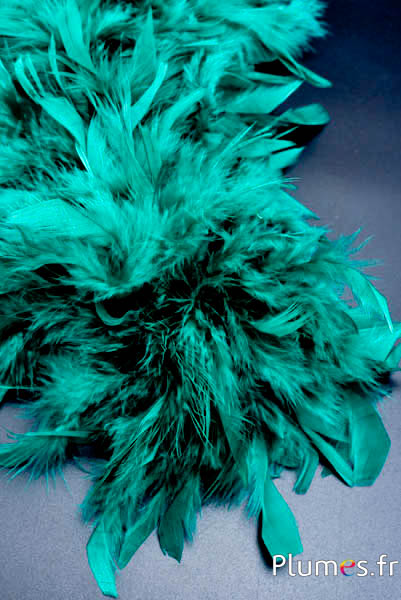 Boa in veren cock - 10 cm - smaragd